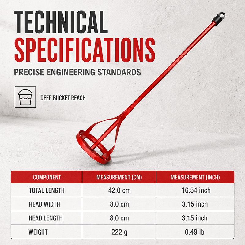 Multi-Purpose Drill Mixer Paddle