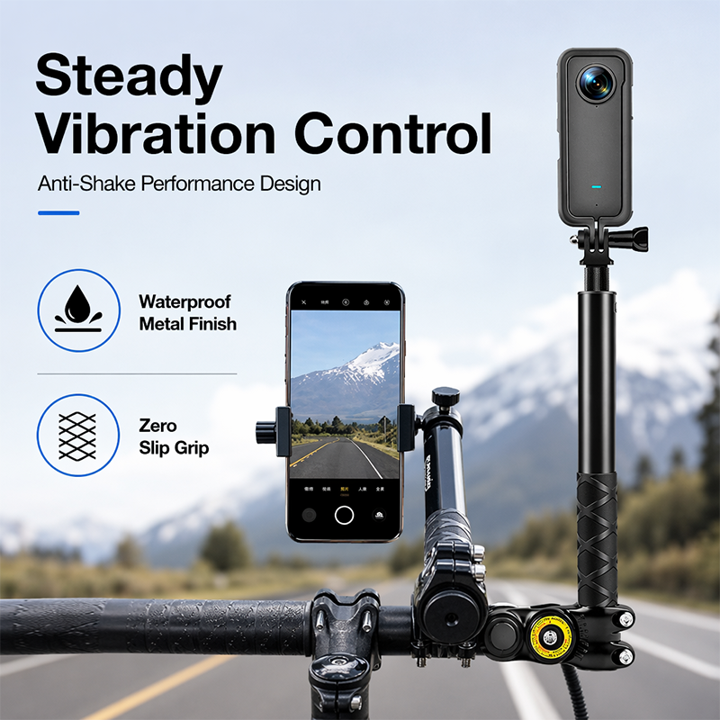 Motorcycle Bicycle Third Person Perspective Camera Bracket Mount
