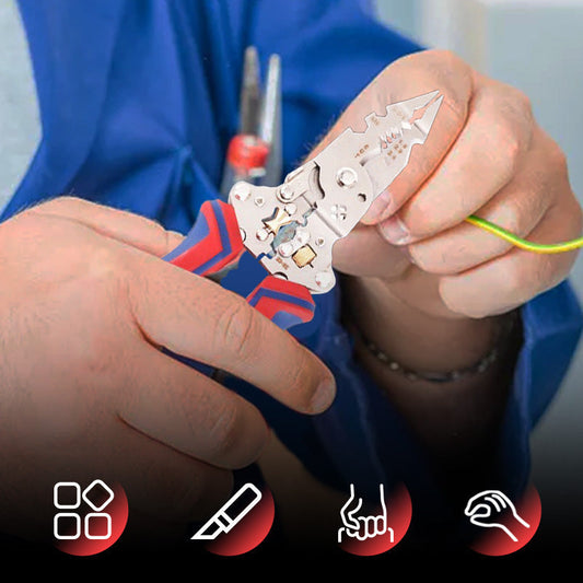 📢📢50% OFF !! ⏰Multi-Functional Folding Electrician's Pliers With Electric Measuring Function