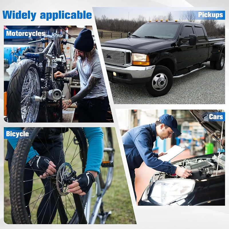 10-Piece Axle Spindle Thread Chaser Set