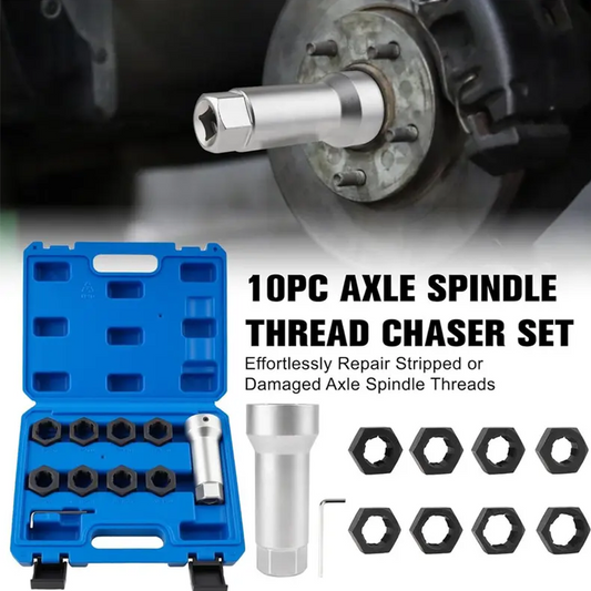10-Piece Axle Spindle Thread Chaser Set