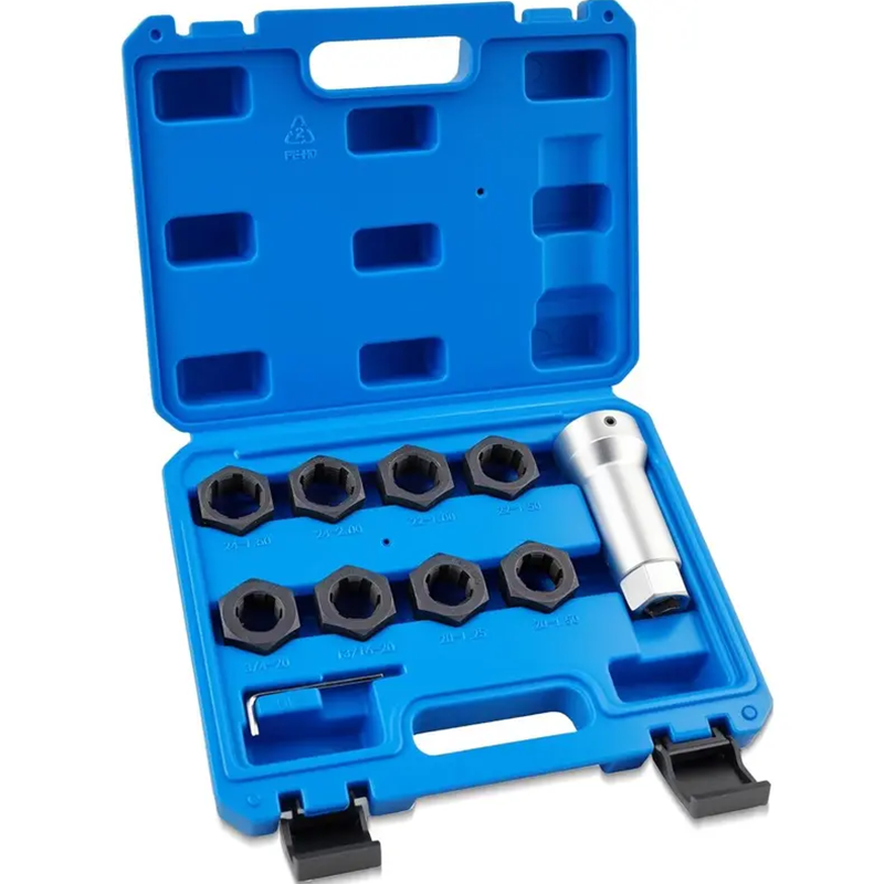 10-Piece Axle Spindle Thread Chaser Set