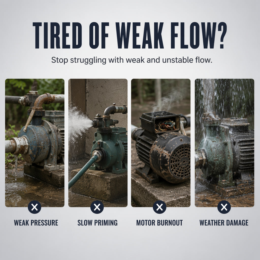 Self-Priming Water Pressure Booster Pump