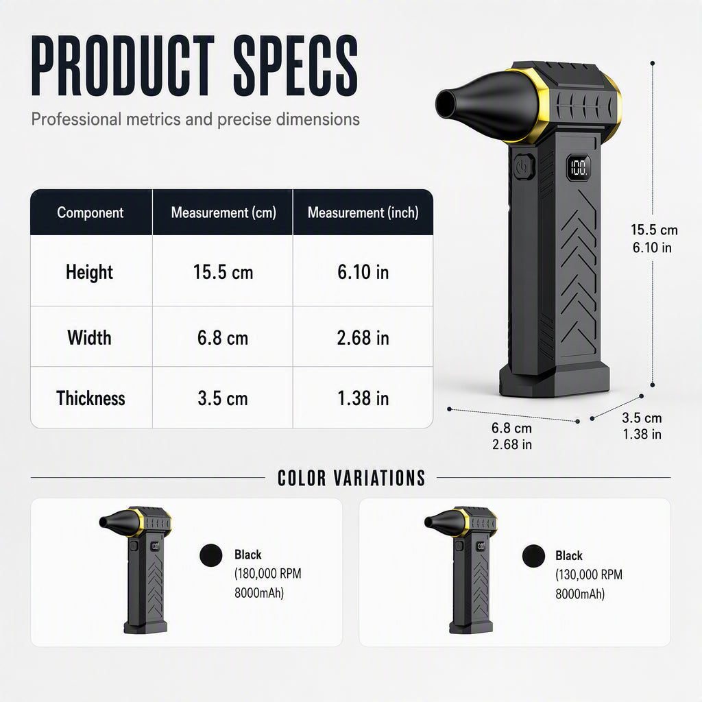 📢📢50% OFF !! ⏰Handheld Turbo Blower & Vacuum Cleaner