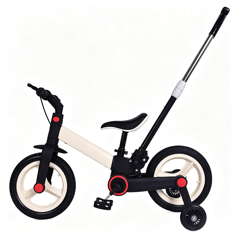 4-in-1 Convertible Kids Tricycle Balance Bike Stroller