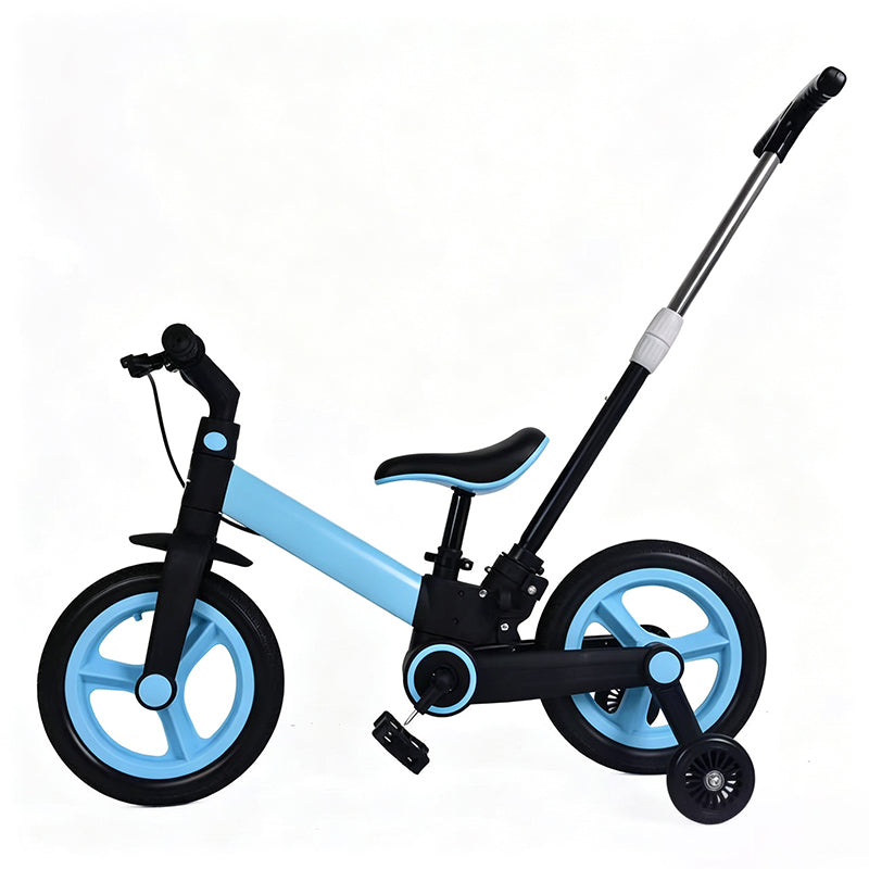 4-in-1 Convertible Kids Tricycle Balance Bike Stroller