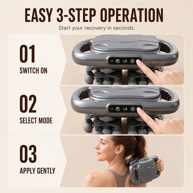 Multi-Head Deep Tissue Fascia Massage Gun