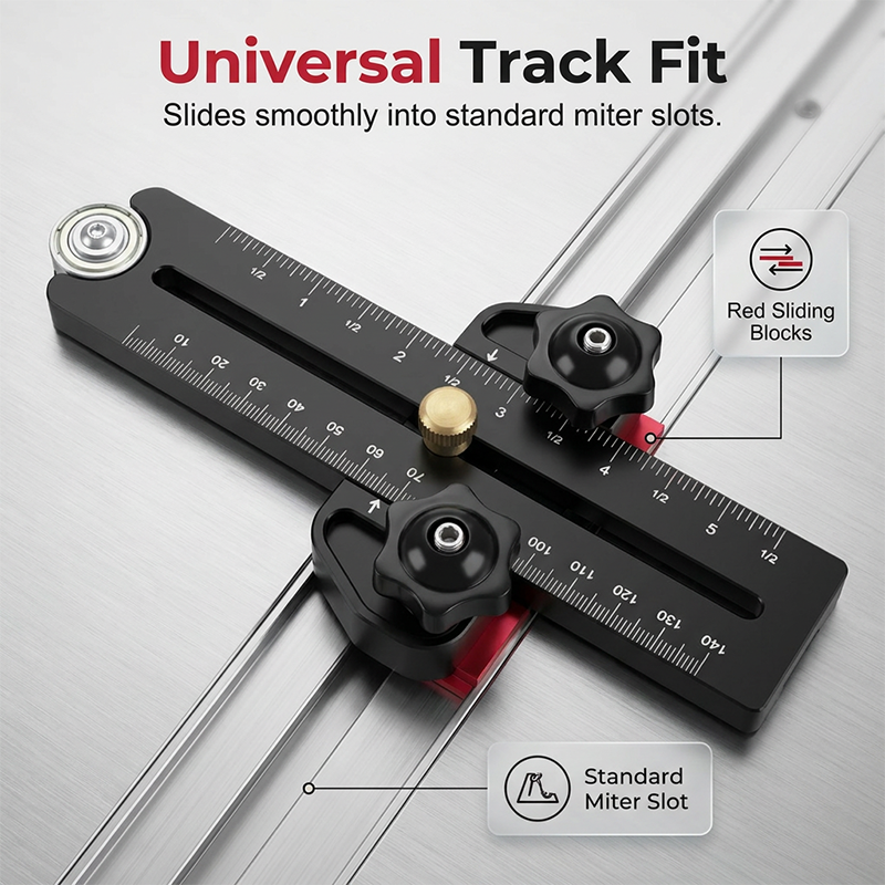 🔧  ⚙️ Portable Black Precision Table Saw Stop