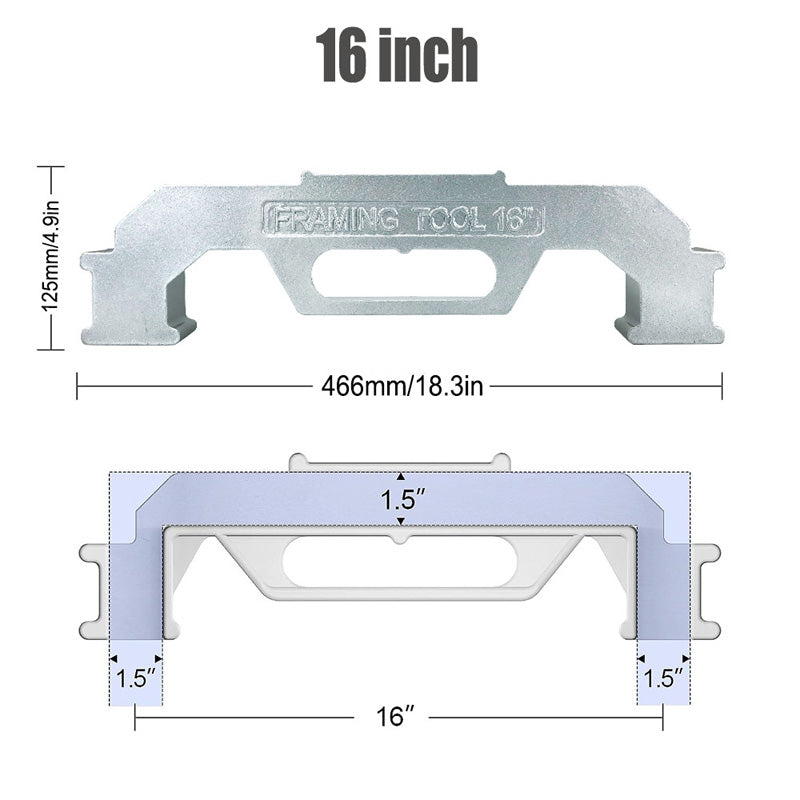 📢📢50% OFF !! ⏰Aluminum Alloy Framing Stud Layout Tool