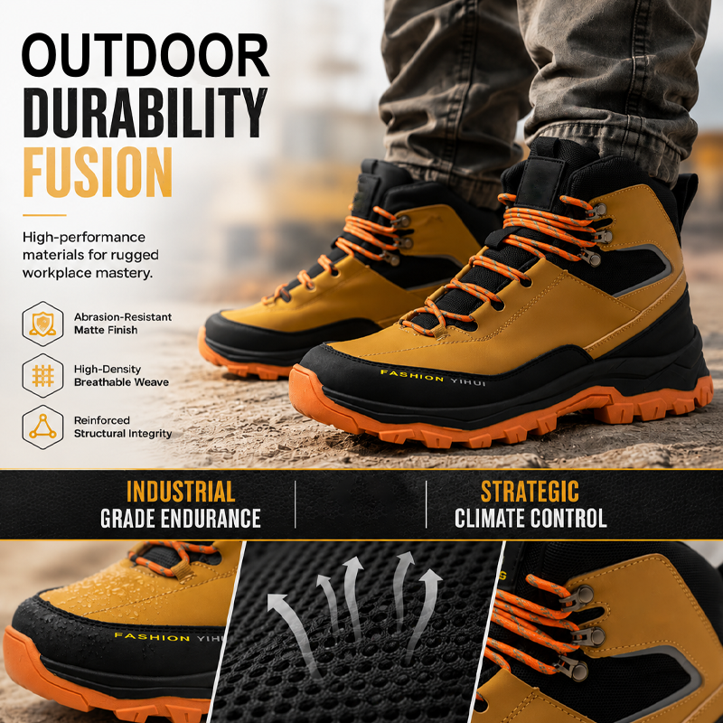 Steel Toe Puncture-Resistant Safety Shoes