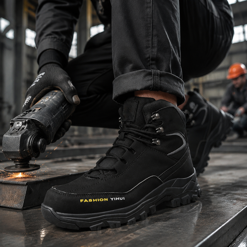 Steel Toe Puncture-Resistant Safety Shoes