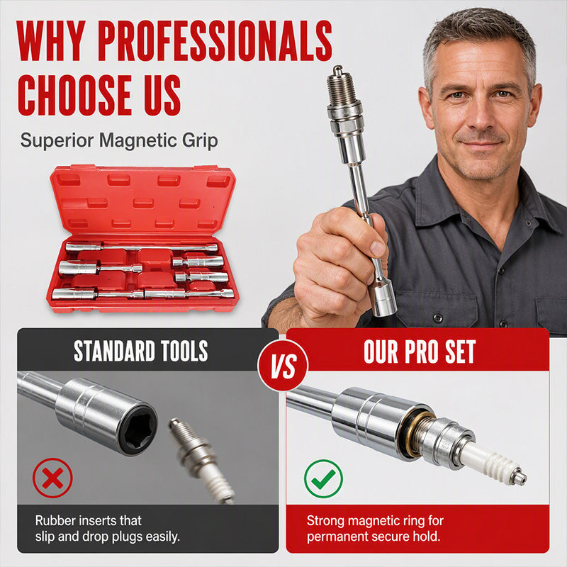 Magnetic Spark Plug Socket Set