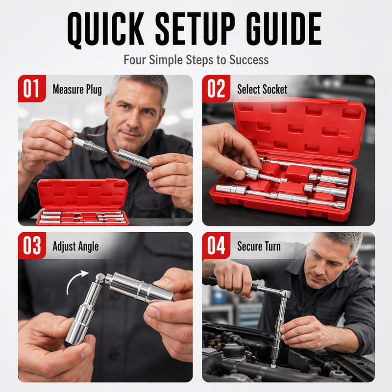 Magnetic Spark Plug Socket Set