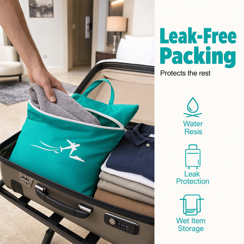 💧 2026 HOT SALE🥳50K+ SOLD!✨ Keep Wet Swimwear & Dirty Kit Locked Away – Large Waterproof Travel Laundry Bag