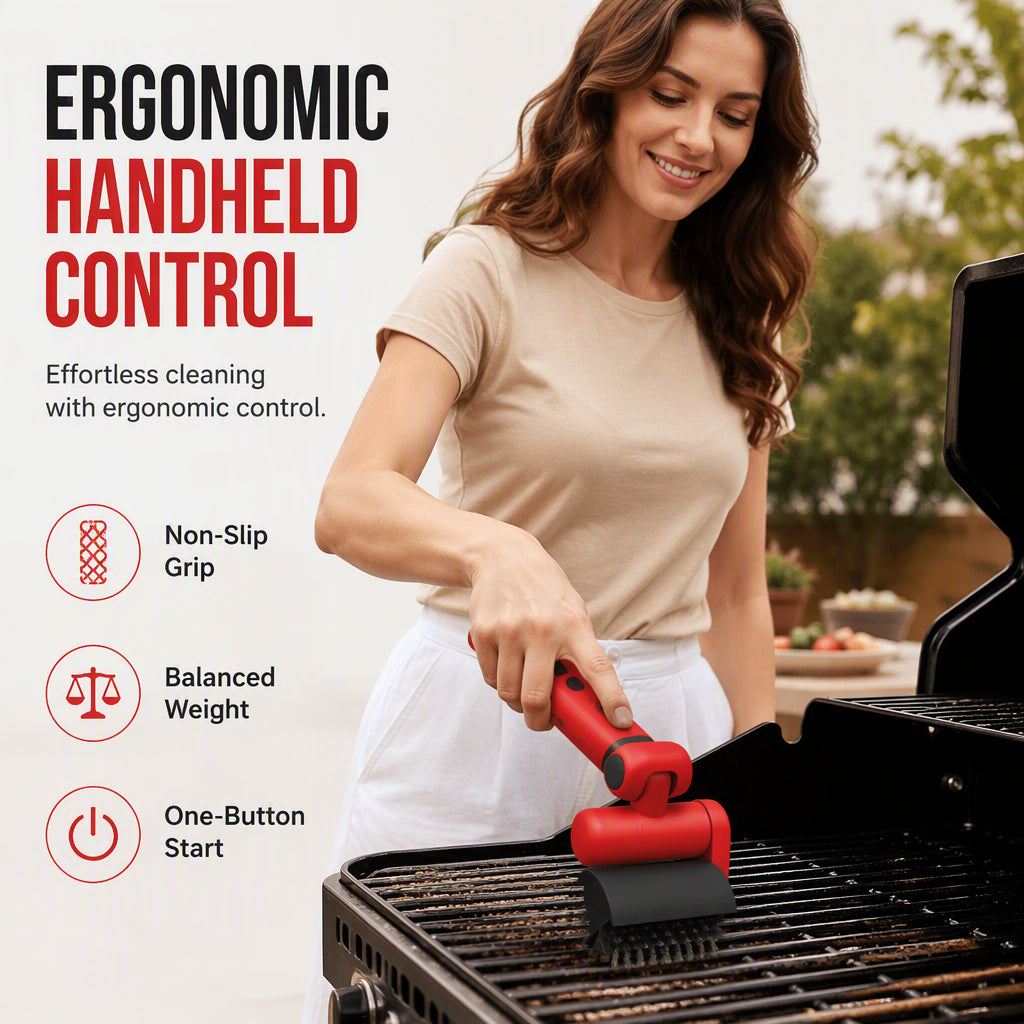 🧽 50% OFF NOW! 🔥 Electric BBQ Grill Brush – Cordless, High-Torque & Heavy-Duty Steel Wire 🥩