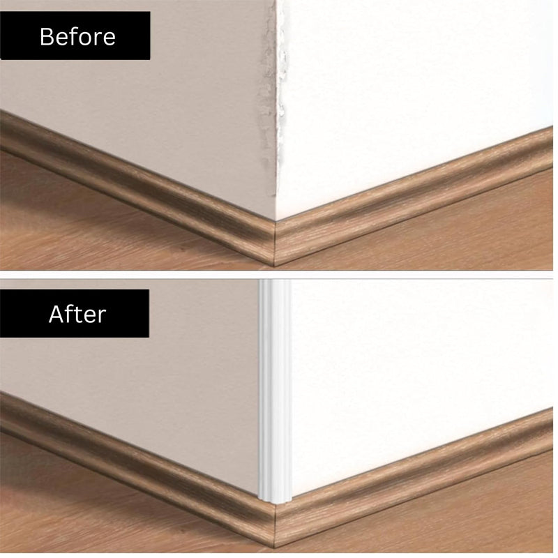 Flexible Molding Trim Strip for Wall Edges