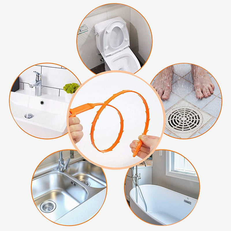 🚿✨50% OFF Limited Time! Drain Hair Remover Tool | Reusable Sink & Shower Clog Cleaner Hook for Fast Drain Unclogging