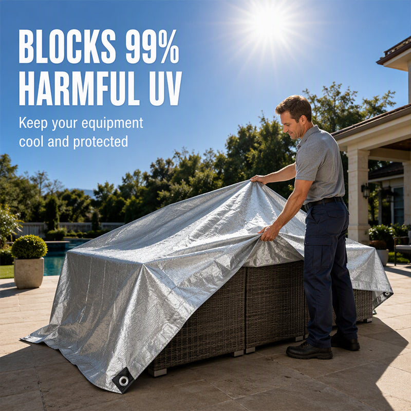 Heavy Duty Thickened Waterproof Tarp 