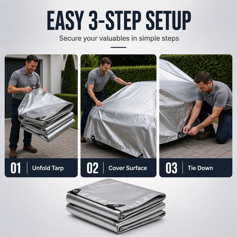 Heavy Duty Thickened Waterproof Tarp 