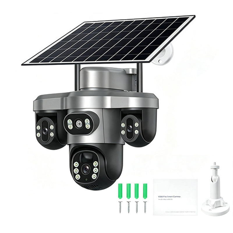 🏠Triple Lens Solar Security Camera