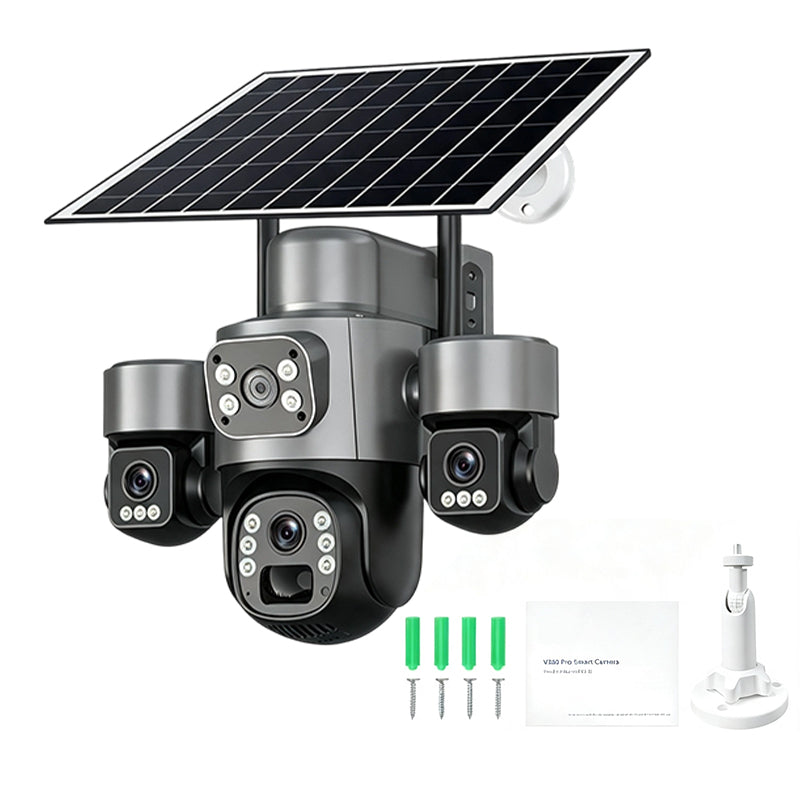 🏠Triple Lens Solar Security Camera