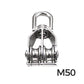 304 Stainless Steel Swivel Pulley Block Heavy Duty Wire Rope Lifting Wheel