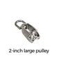 304 Stainless Steel Swivel Pulley Block Heavy Duty Wire Rope Lifting Wheel