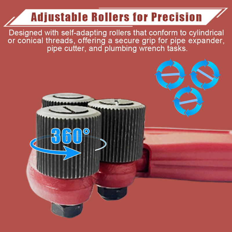 Heavy Duty Thread-Safe Pipe Wrench