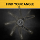 7-Inch Plastic or Aluminum Miter Saw Protractor