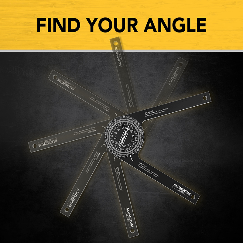 7-Inch Plastic or Aluminum Miter Saw Protractor