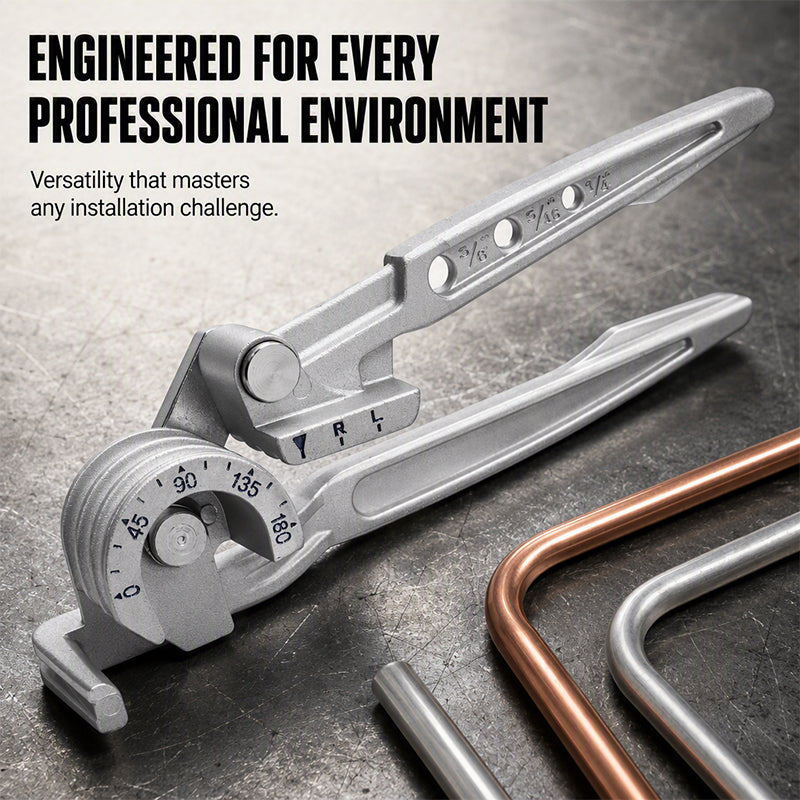 🔧 🛠️3-in-1 Manual Tube Bender for 1/4", 5/16" & 3/8" Tubing