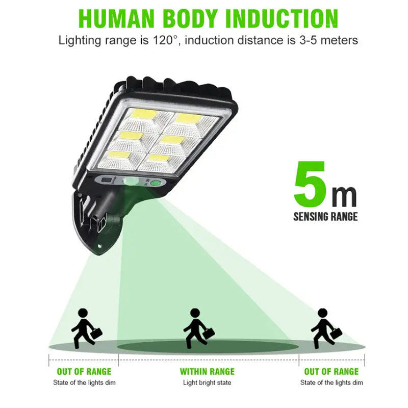 Human Body Sensing Solar Street Light