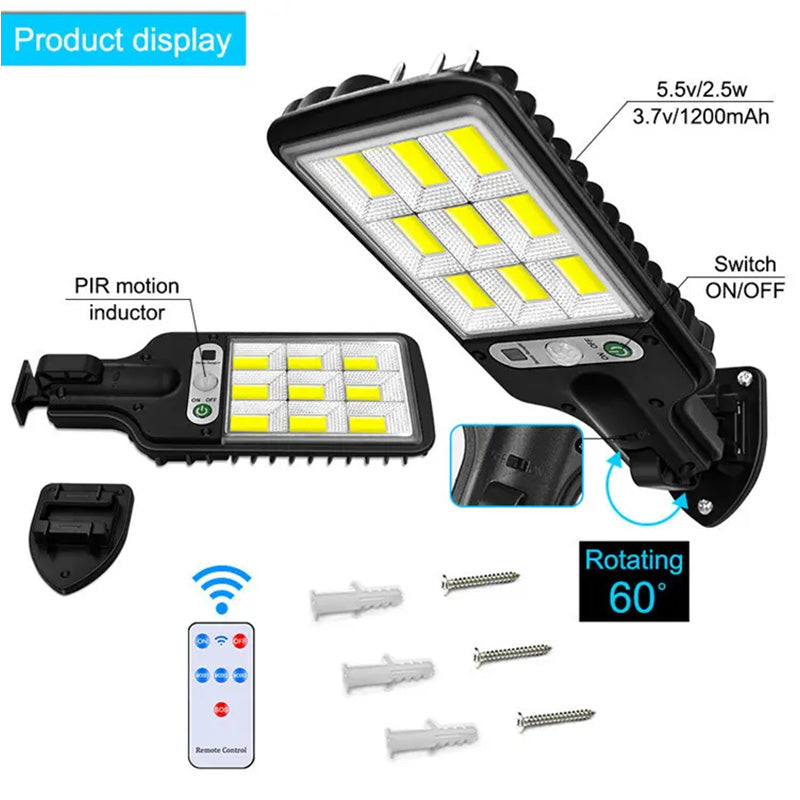 Human Body Sensing Solar Street Light