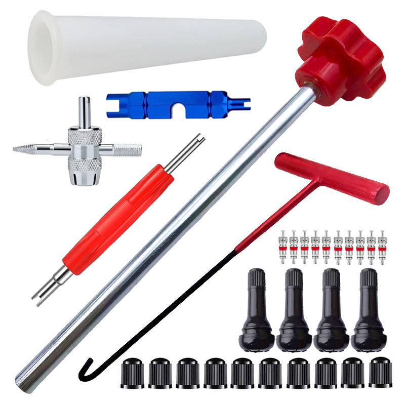 📢📢50% OFF !! ⏰Quick Change Car Tire Valve Tool Kit