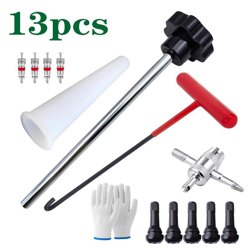 📢📢50% OFF !! ⏰Quick Change Car Tire Valve Tool Kit