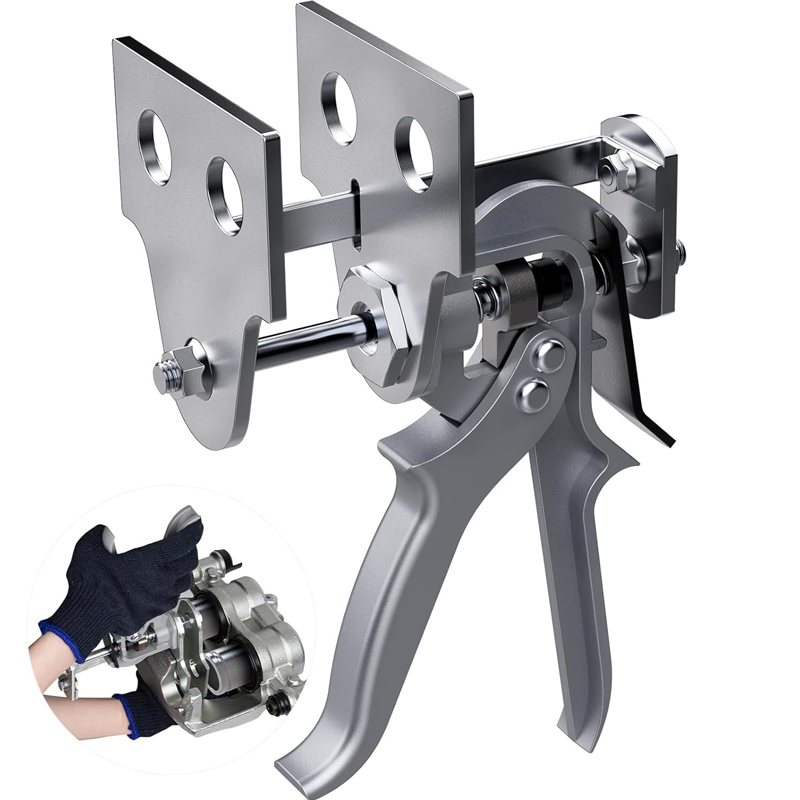 🛠️ Brake Piston Compressor Tool – 360° Ratchet Press