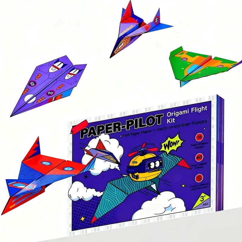 🔥Christmas HOT SALE💞50K+ SOLD!🛩️Creative DIY Paper Airplane Set For Kids