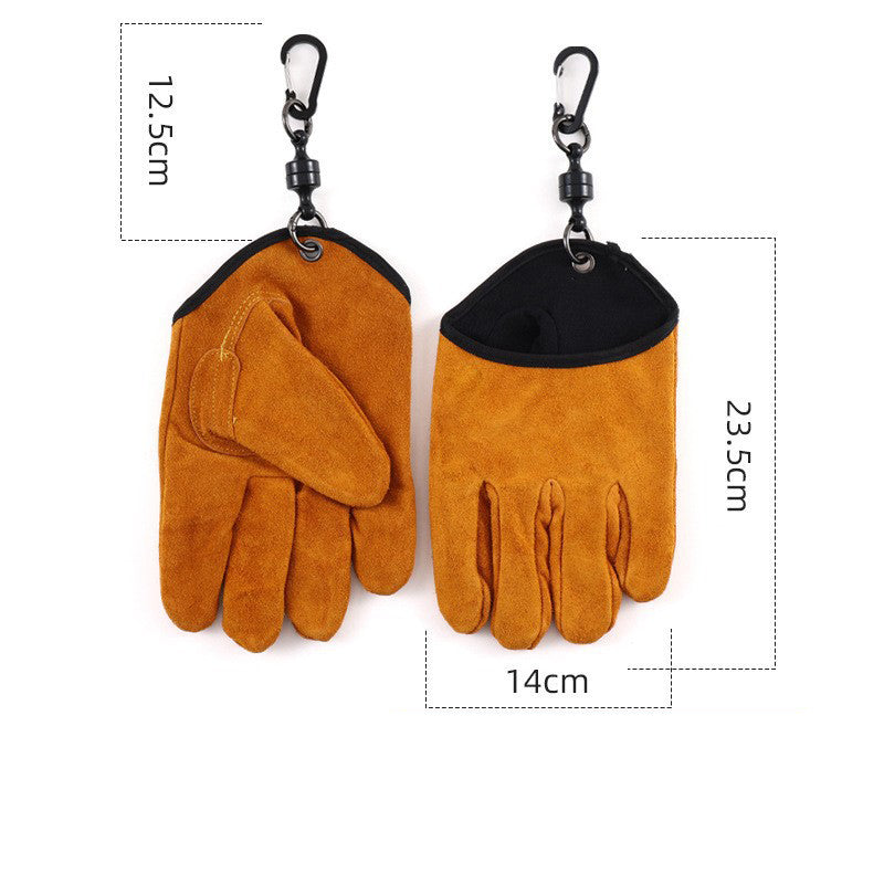 Outdoor Thickened Wear-Resistant Cowhide Work Gloves