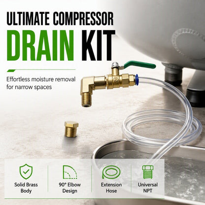 Universal Air Compressor Drain Valve Kit