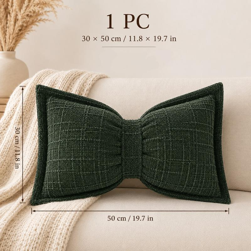 🛋️ Soft Chenille Bow-Shaped Throw Pillow – Ultra-soft, plush & decorative – Perfect for sofas, beds & cozy corners ✨