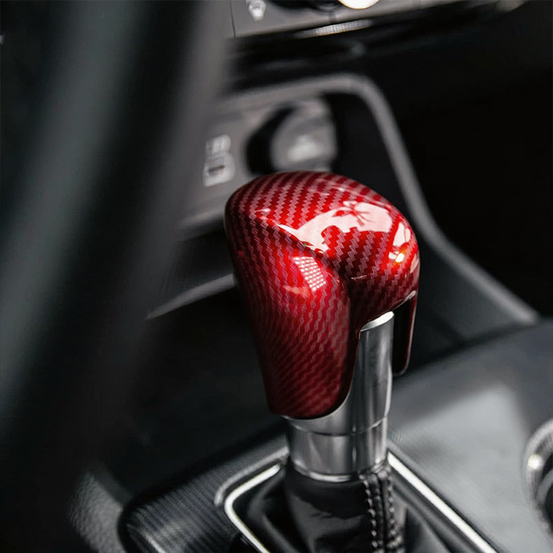 Gear Shift Knob Cover for 2018-2025 Civic Carbon Fiber Trim