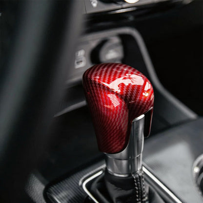 Gear Shift Knob Cover for 2018-2025 Civic Carbon Fiber Trim
