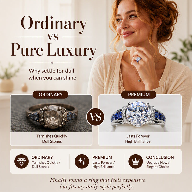 ✨ Elegant Cubic Zirconia Cocktail Ring
