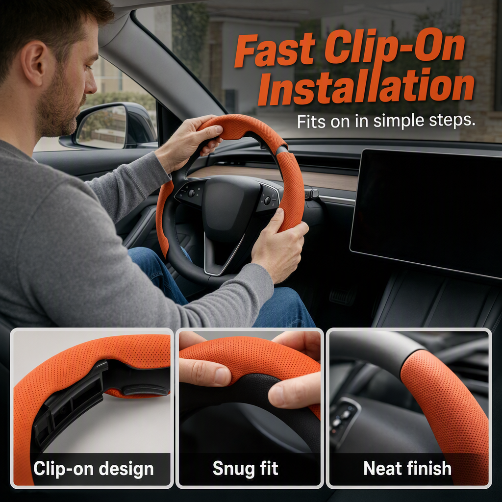 Breathable Grip Steering Cover