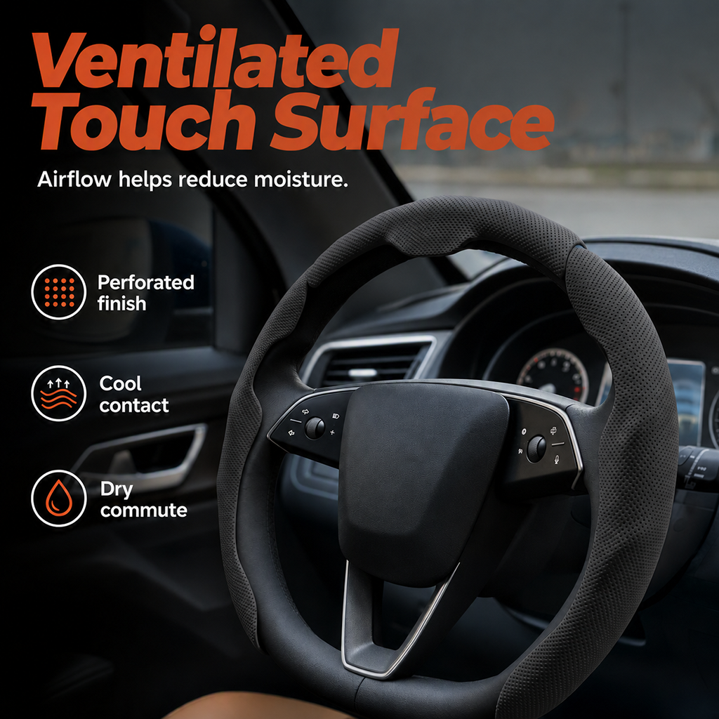 Breathable Grip Steering Cover