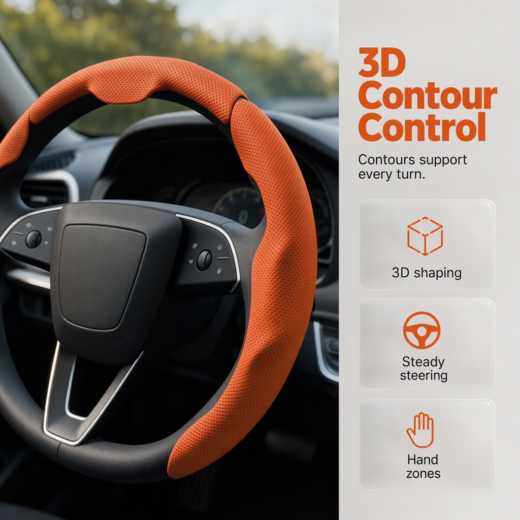 Breathable Grip Steering Cover