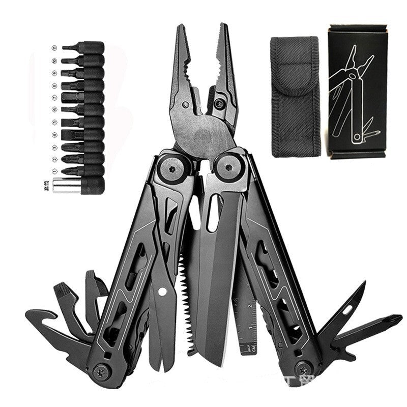 🛠️ 50% OFF NOW! 🔧 Folding Multi-Tool Pliers – 3Cr13 Stainless Steel, Full-Size Scissors & Nylon Pouch – For Camping, Repairs & Outdoors 🏕️