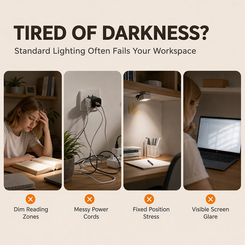 Magnetic Rechargeable LED Reading Light