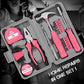 📢📢50% RABATT !!⏰Portable 24-Piece Household Tool Kit – Storage Case Included, Hammer, Screwdriver, Pliers, Tape Measure & Bits for DIY Home Repairs