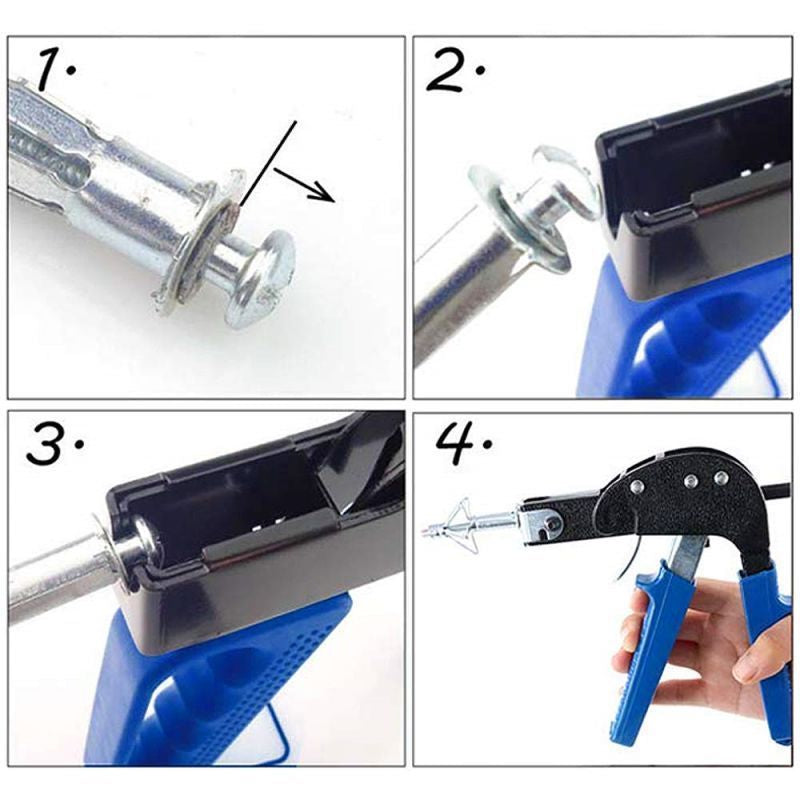 Anchor Gun Metal Setting Tool For Hollow Wall Anchor Plasterboard Fixing